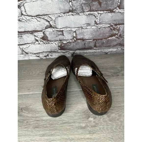 VTG Bally Seville Leather Woven Monk Strap Loafers Shoes  display picture 1